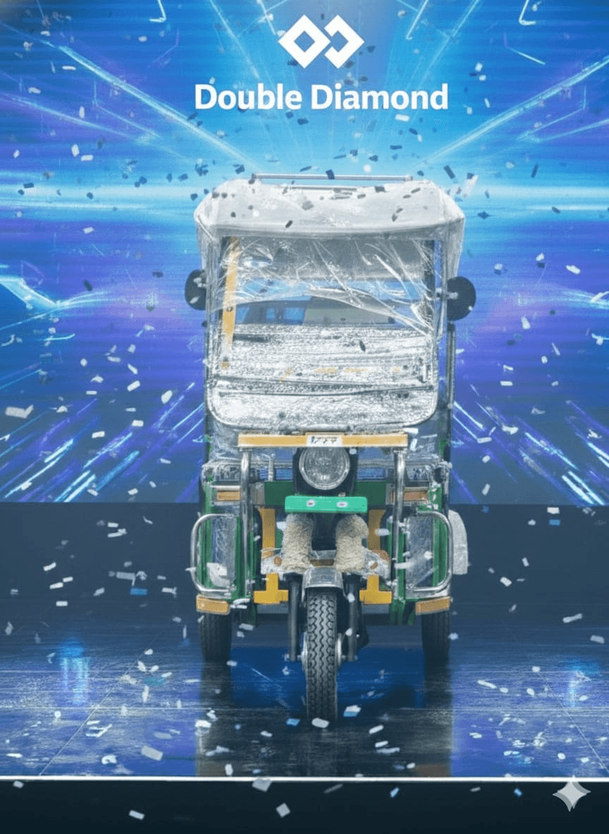 Double Diamond E-Rickshaw